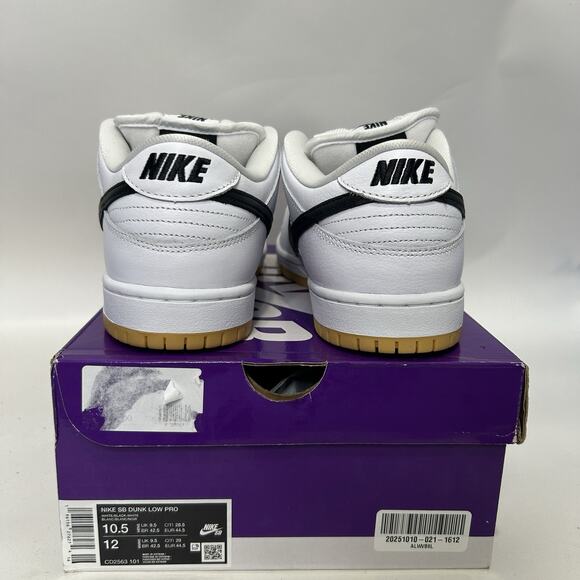 Nike SB Dunk Low Pro "White Gum" - Picture 4 of 5